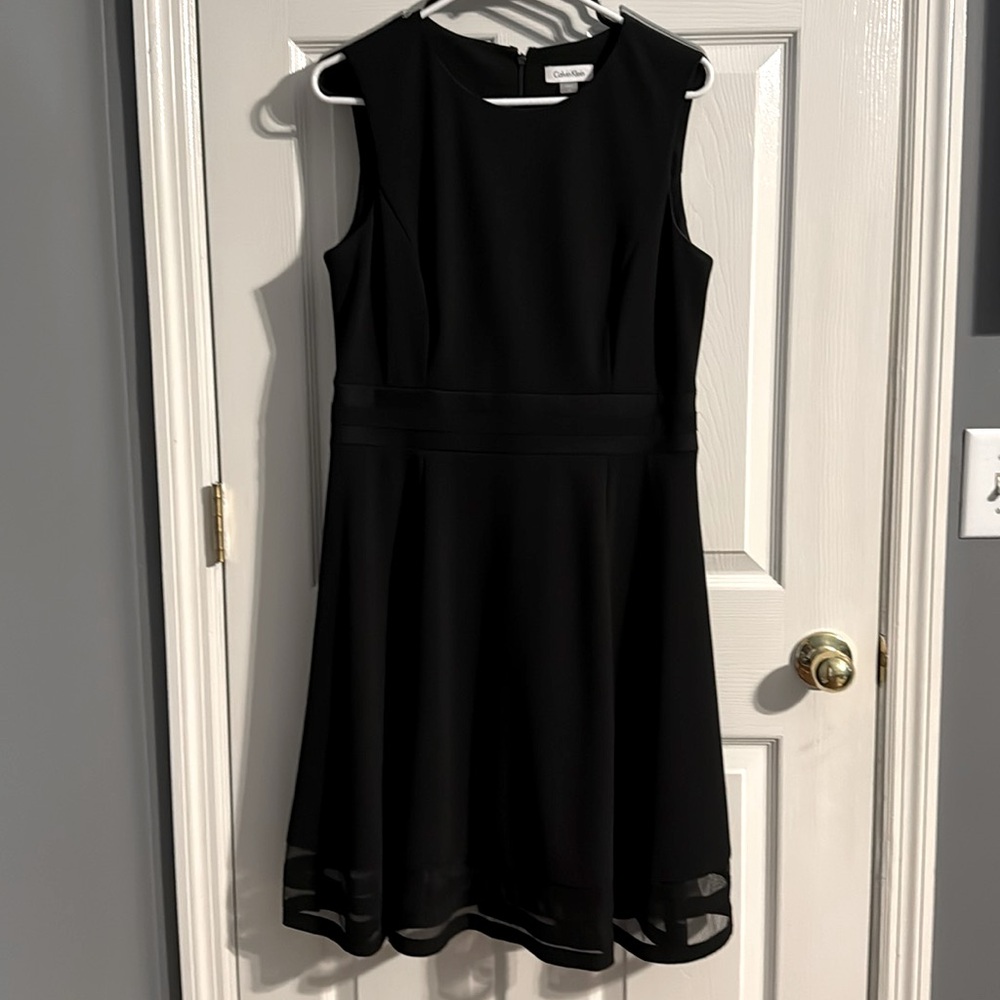Calvin Klein Illusion Fit and Flare Dress size 12